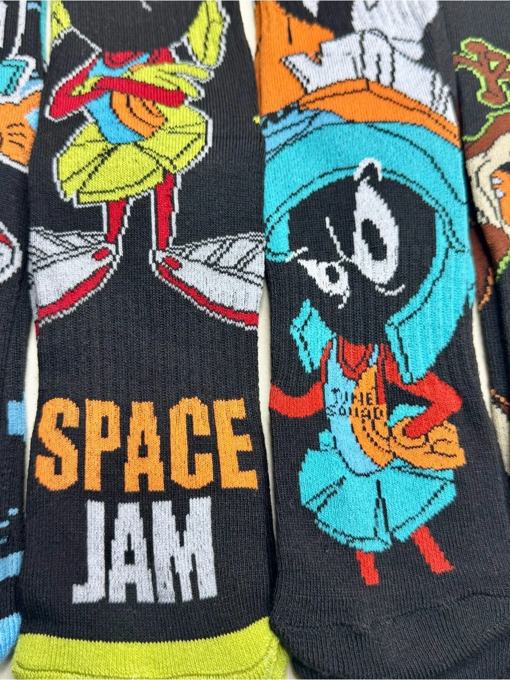 Looney Tunes Marvin the Martian Novelty Crew Socks